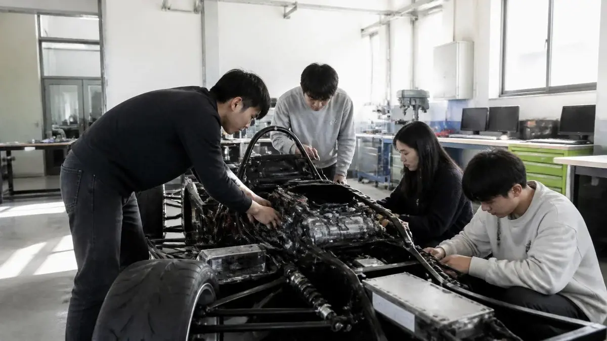 Phòng thực hành khối Smart Mobility đại học Halla