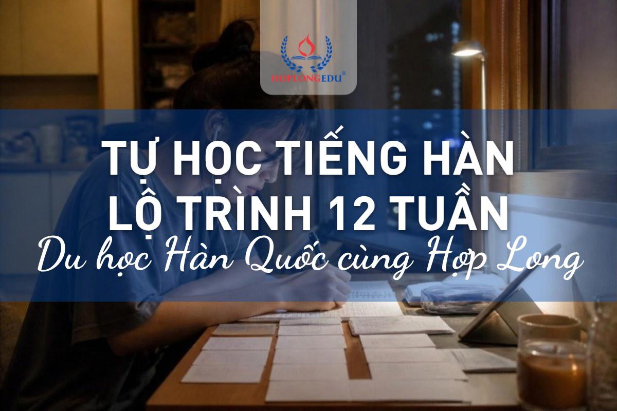 Tự học tiếng Hàn cho người mới bắt đầu: lộ trình 12 tuần trước khi đi du học