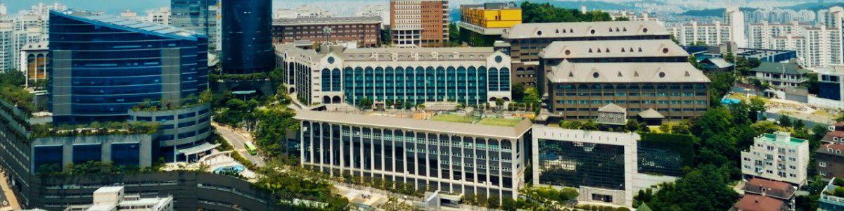 Khuôn viên Đại học Seokyeong ở Seoul nhìn từ trên cao