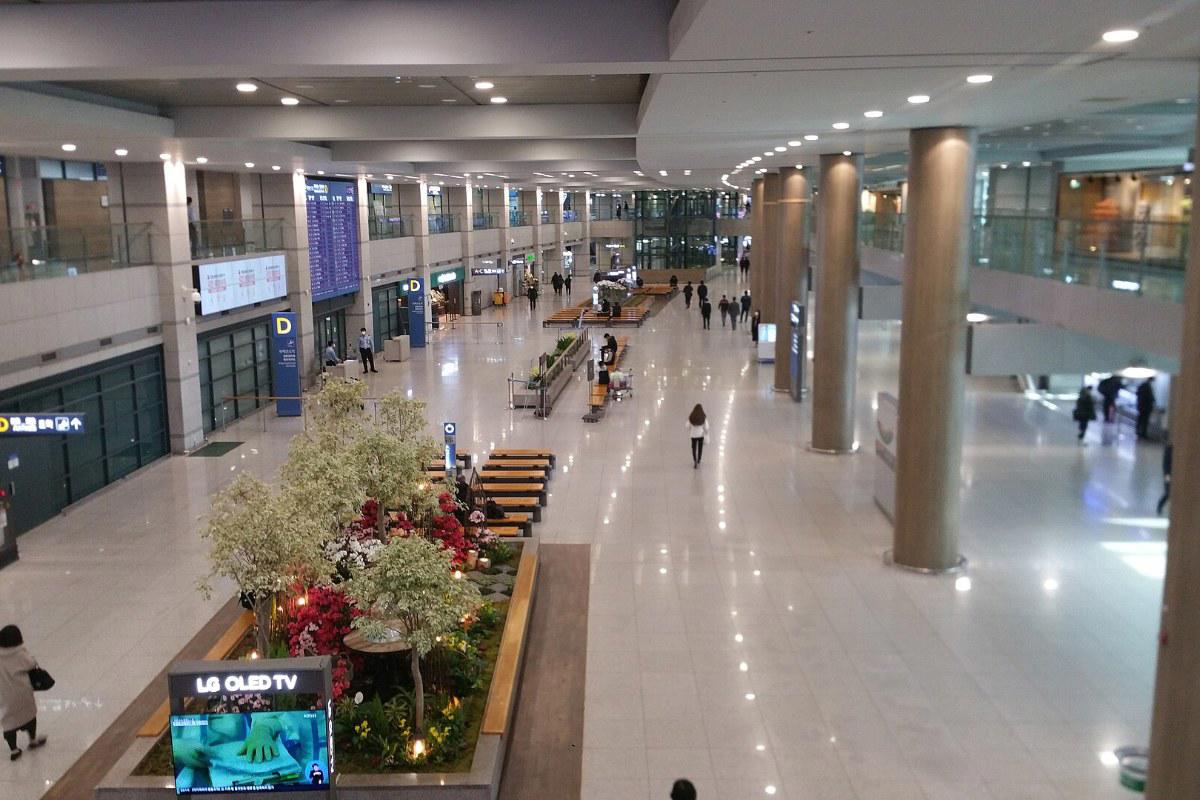 Sảnh đến sân bay quốc tế Incheon